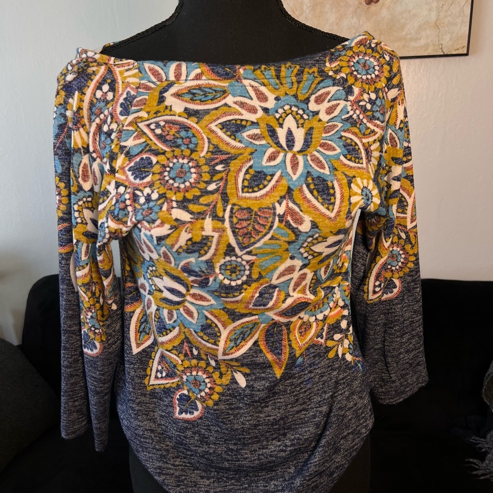 Floral Patterned Women's Top